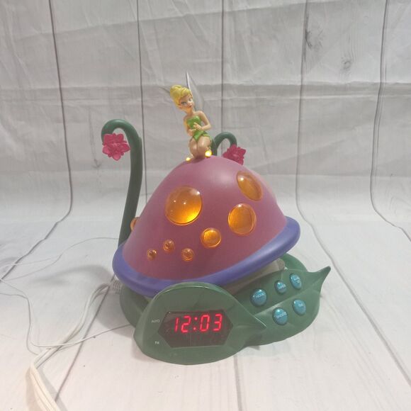 Disney Fairies Tinker Bell and The Lost Treasure Alarm Clock Radio Night Light - Picture 1 of 9